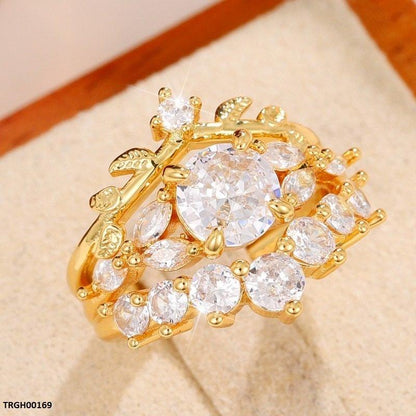 TRGH00169 CSH Double Crown Ring - TRGH