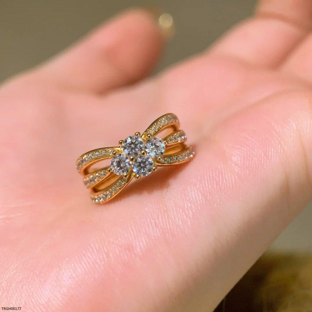 TRGH00177 GWH Triple Sparkle Ring - TRGH