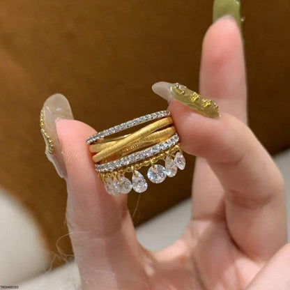 TRGH00183 GWH Tear Drop Adjustable Ring - TRGH