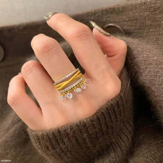 TRGH00183 GWH Tear Drop Adjustable Ring - TRGH