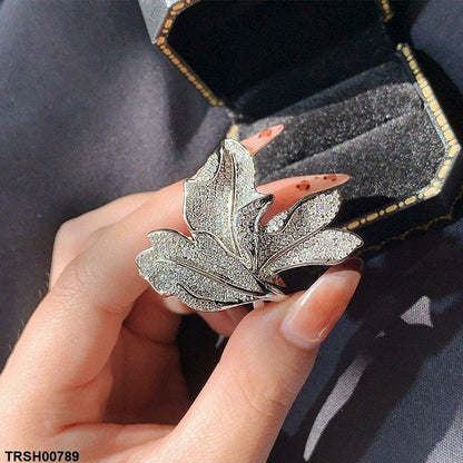 TRSH00789 KYC Imp Leaf Ring Adjustable - TRSH
