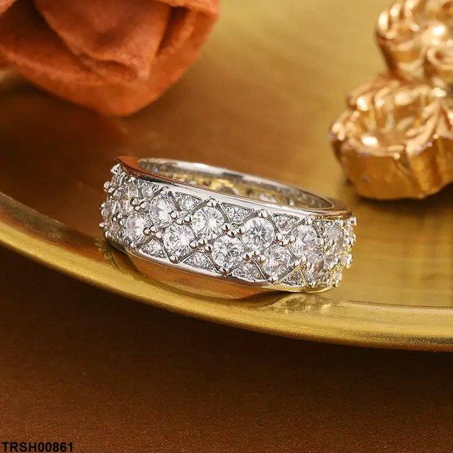 TRSH00861 KYC Round Stone Ring - TRSH