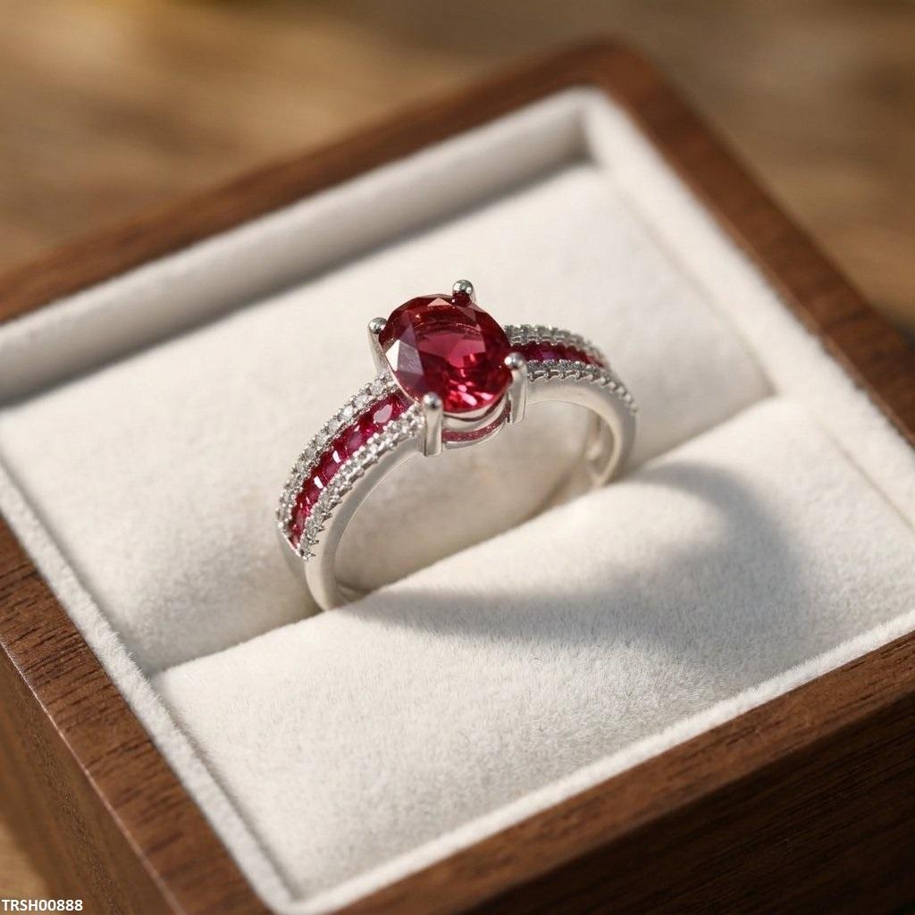 TRSH00888 BLX Oval/Square Layered Ring Adjustable - TBCH