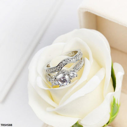 TRSH588 YLE Cocktail Couple Ring