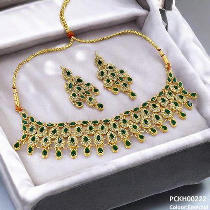 PCKH00222 FRN Marquise Tear Choker Set - PCKH