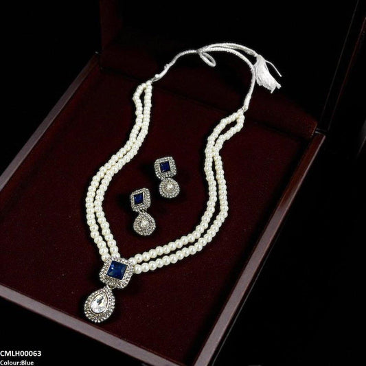 CMLH00063 SDQ Square/Tear Drop Mala Set - CMLH