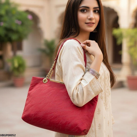 HBGP00052 Zareen Velvora Tote Ladies Hand Bag - HBGP