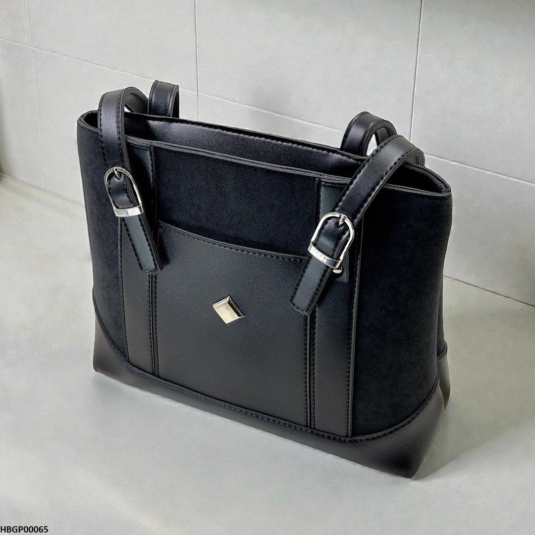 HBGP00065 Black Crest Tote - HBGP