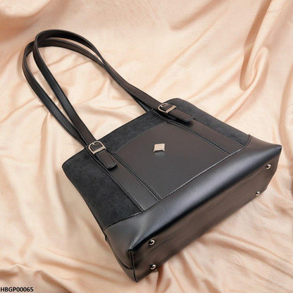 HBGP00065 Black Crest Tote - HBGP