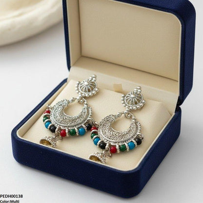 PEDH00138 SDQ Moon Drop  Earrings - PEDH