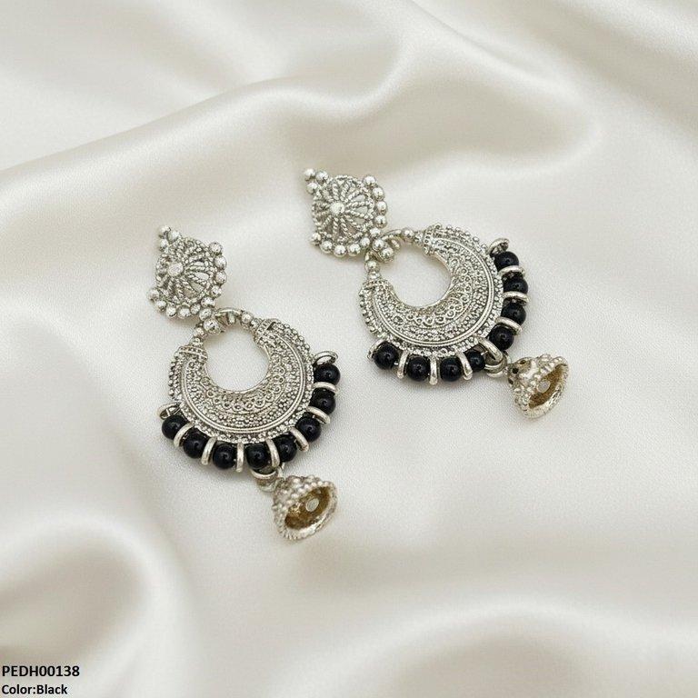 PEDH00138 SDQ Moon Drop  Earrings - PEDH