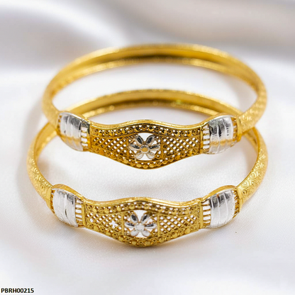 PBRH00215 MZM Flower Bangles Set - PBRH
