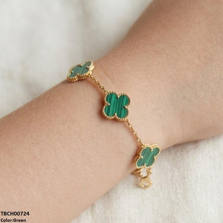 TBCH00724 TNR Flower Stainless Steel Bracelet Adjustable - TBCH