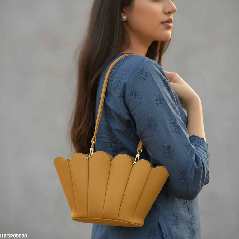 Shell Design Handbag HBGP00090 Velvet Shell Ladies Handbag - HBGP – TJ Bags
